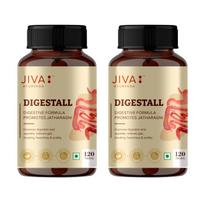 Jiva Digestall Tablet 500mg | 100% Ayurvedic Digestive Formulation | Balances Vata & Pitta | Helpful In Indigestion, Bloating, Acidity, Constipatio