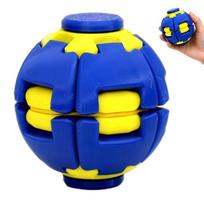 Fidget Spinner Ball Creative Gear Decompression Toy Handheld Sensory Fidgets Educational Toys Stress Relief Office mėlyna
