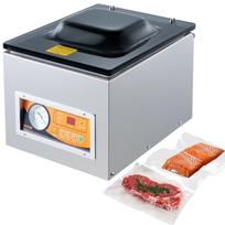 VEVOR Kamerinis vakuuminis sandariklis, 260W sandarinimo galia, Vakuuminio pakavimo mašina šlapiems maisto produktams, mėsai, marinatams ir kt. 33 x 27 x 5 cm