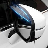 For Ford Kuga Escape 2013 2014 2015 2016 2017 2018   Car Eyebrow Rear View Side Glass Mirror Trim Rain Shield Sun gray