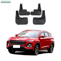 car-styling Mudguards Mud Flap Flaps Splash Guards Fender Protector Cover 4pcs fit for JAC JS8  2022 Car Accessories black