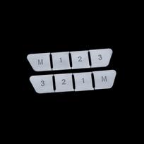 Car Styling for Mercedes Benz GLA CLA GLK GLE CLS ML GL A B C E class w204 W212 Seat Adjust memory 1 2 3 M Button Cover sidabras