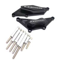 Skirta Honda CB650R CB 650R CB650 R CNC aliuminio + POM pilnas komplektas variklio susidūrimo trinkelių rėmo slankiklių apsaugai raudona