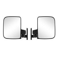 2 vnt Universalus golfo automobilio šoninis veidrodėlis Galinio vaizdo veidrodėlis Golfo vežimėlio veidrodžiai, skirti EzGo Club Car Yamaha Moveland RHOX stiliaus priedai .Black white