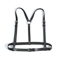Gothic Punk Straps Pu Leather Waistband Chest Strap Sling Body Strap black