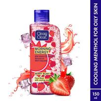 Clean & Clear Morning Energy Berry Blast Face Wash 150ml Single Pack Gentle Daily Cleanser For Normal To Oily Skin red