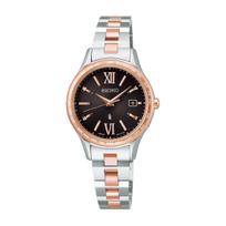 SEIKO LUKIA Essential Collection Women's Solar Radio-Controlled Watch Model SSVV090 Silver Pink Gold black