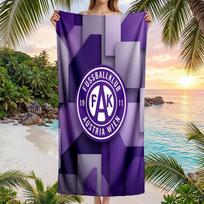 Austria Wien FC spausdinimo Greitai džiūstantis paplūdimio rankšluostis Mikropluošto sugeriantis Nešiojamas kelioninis maudymosi rankšluostis 70cmx140cm(27x55inch)