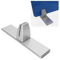 Adjustable Desk Screen Clamp Stable Table Separator Clamp Durable Partition Guard Clamp  Office gray