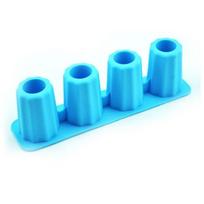 Kūrybingas 3D ledo kubelių formavimo rutulinis formelės, užšaldymas, pasidaryk pats 1pc blue