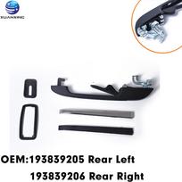 For Volkswagen Golf MK1 MK2 1983-1992 Jetta KM1 1980 MK2 1984-1992 Rear Left and Right Door Handle 193839206 Rear Right black