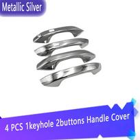 For Cupra Formentor   2022 2023 Chrome Car Door Handle Cover Trim Set Chromium Car External Accessories Styling Silver Set gray