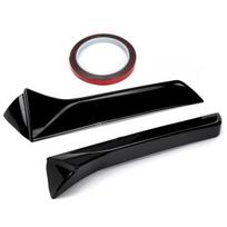 Automobilio lango apdailos spoileris, skirtas Seat Leon 5F FR Mk3 MK3.5 5 durų galinio stogo sparno šoninio krašto uodegos atvartas galinis bagažinės lango aptakas Carbon Fiber Look black