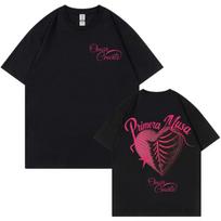 Omar Courtz Primera Musa Album Graphic T Shirts Harajuku Y2k Short Sleeve Tshirt Men Women Fashion Casual Oversized Tshirts S black