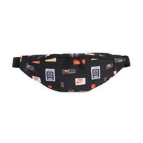 Nike Heritage Hip Pack Fashion Print Polyester Crossbody Chest Bag Unisex bags Black CQ6300-010 Black gray