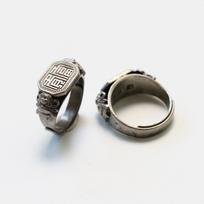 Yin Taifei Thai Silver Aged Qilin Ring: Retro Men's Adjustable Ethnic-Style Versatile Ring Adjustable Open Size gray