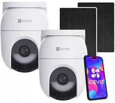 Lauko vaizdo stebėjimo kamera EZVIZ CB8 Lite 2K+ su saulės baterija, WiFi