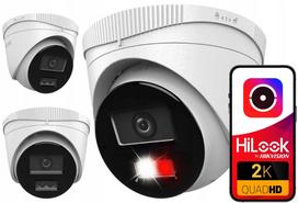IP vaizdo kamera HiLook 4MPx, su mikrofonu, Hybrid Light, PoE, suderinama su Hikvision programėle