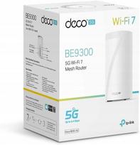 Belaidis maršrutizatorius TP-Link Deco BE65-5G LTE, WiFi 7, SIM kortelė, 3x 2,5Gb/s, 320 MHz