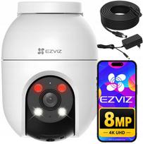 Lauko stebėjimo kamera EZVIZ C8c 4K UltraHD 8Mpx su dviguba apšvietimo sistema ir 10 m kabeliu