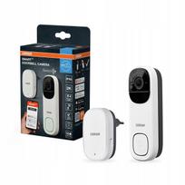 Vaizdo durų skambutis OSRAM SMART WIFI, lauko, baltas