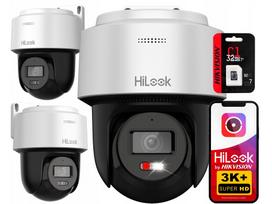 IP pasukama kamera HiLook by Hikvision, 6 Mpx, 3K+, lauko, su 32GB SD kortele