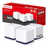 Belaidis tinklas TP-Link Mercusys Halo H1900G AC1900, 3 vnt., 3x gigabitiniai prievadai, iki 550 m