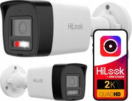 Lauko IP kamera Hikvision HiLook, 4MP, hibridinis apšvietimas
