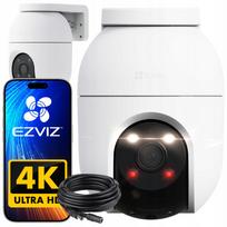 Stebėjimo kamera EZVIZ C8C, 8MP, 4K, WiFi, su MicroSD palaikymu, judesio aptikimu, sukamąja galvute ir 10 m kabeliu