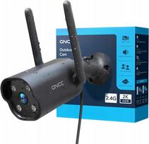 Vidaus ir lauko WiFi kamera GNCC GT1Pro 2K, IP65, su naktiniu matymu ir signalizacija