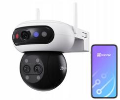 Lauko Wi-Fi kamera EZVIZ C90f, 3K, 360°, IP67, su AI aptikimu