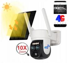 Lauko kamera 6MP Ultra HD, sukiama, 10x priartinimas, 4G GSM, saulės baterija, 128GB
