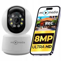 Vidaus IP 8MP WiFi sukamasis kūdikių stebėjimo vaizdo monitorius su signalizacija