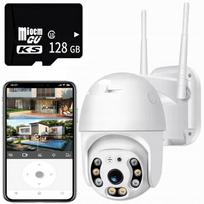 Lauko WiFi sukiojama IP kamera, 5 MP, 4x priartinimas, ICSEE programėlė, palaiko 128GB