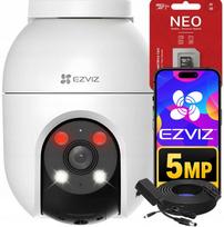 Lauko WiFi kamera EZVIZ C8C, 5 Mpx, su mikrofonu, 64GB kortele, 10 m laidu
