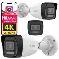 IP vaizdo kamera HiLook IPC-B180H 8 Mpx, 4K, PoE, su mikrofonu