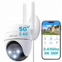 Lauko IP kamera su WiFi, 2K Ultra HD, 3MP, 4x priartinimas, pasukama