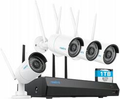 Vaizdo stebėjimo sistema Reolink RLK12-500WB4, 5MP, dviejų juostų WiFi, NVR su 1TB HDD