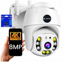 Lauko WiFi IP kamera, 8MP, 4K Ultra HD, 4x priartinimas, judesio aptikimas