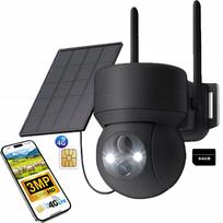 Lauko IP kamera su SIM, 3 Mpx, 4G LTE, pasukama, 64GB kortelė
