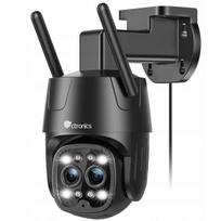 Lauko vaizdo stebėjimo kamera Ctronics 2.5K 4MP, WiFi, su priartinimu, naktinis matymas, 355°/90°