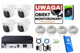 Vaizdo stebėjimo rinkinys Reolink, 4x 5MP kameros, NVS4 įrašymo įrenginys, kietasis diskas, Super HD