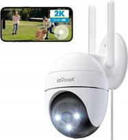 Lauko WiFi kupolinė stebėjimo kamera 2K, PTZ, 355°/90°