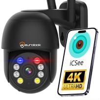 Lauko WiFi vaizdo kamera WIRELESS 8MP UHD 4K stebėjimui