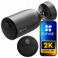 Lauko vaizdo stebėjimo kamera EZVIZ EB3 4G, 3 Mpx, IP65, IR naktinis matymas iki 15 m, spalvotas vaizdas, microSD