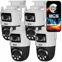 Vaizdo stebėjimo kamera BCS-L-PTHOME06, 5MP, 4x priartinimas, IR iki 50 m, IP66, SD lizdas, su atbaidymo funkcija