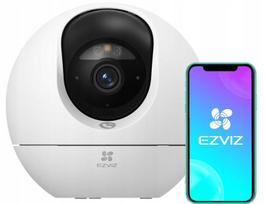 Vidaus WiFi vaizdo auklė EZVIZ, 8 Mpx, su garso funkcija, sukama, valdymas programėle