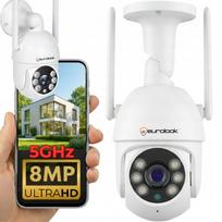 Lauko WiFi kamera, sukama, 8MPx, 4K Ultra HD, 2,4/5GHz, su garsu ir sekimu