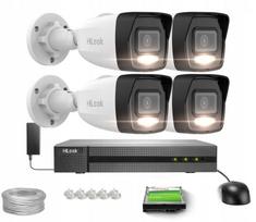 Vaizdo stebėjimo rinkinys 4x IPCAM-B6-30DL, 1x NVR-4CH-5MP/4P, 6 Mpx