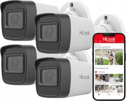 Lauko IP kamera HiLook IPCAM-B2-P, 2MP, 2.8 mm, 4 vnt.